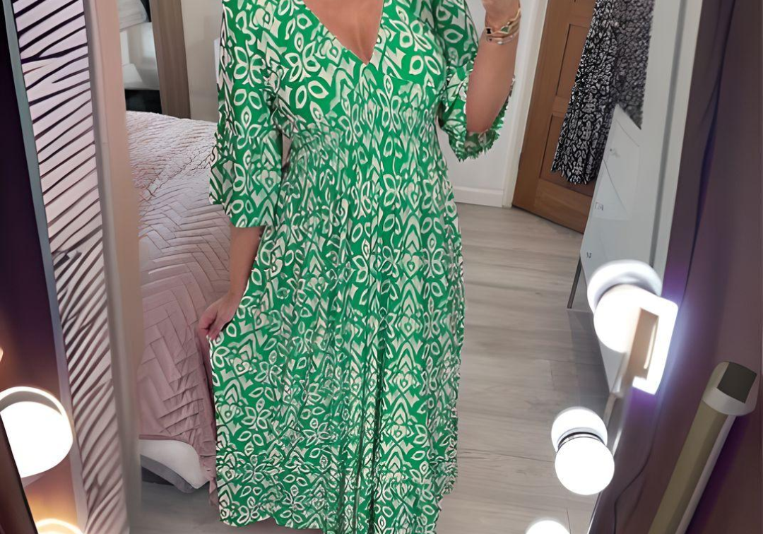 Lillia | Printed Boho Dress