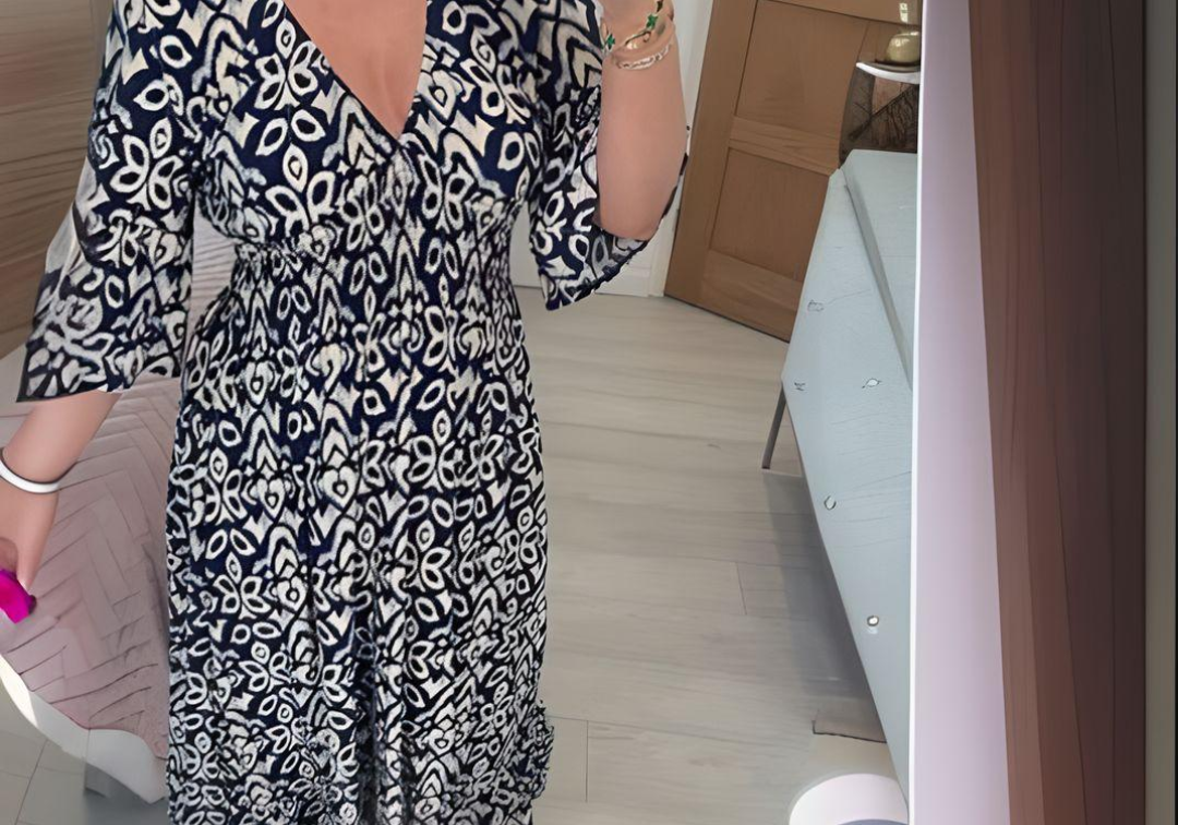 Lillia | Printed Boho Dress