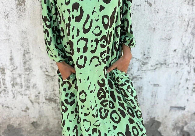 Jessa | Leopard Maxi Dress