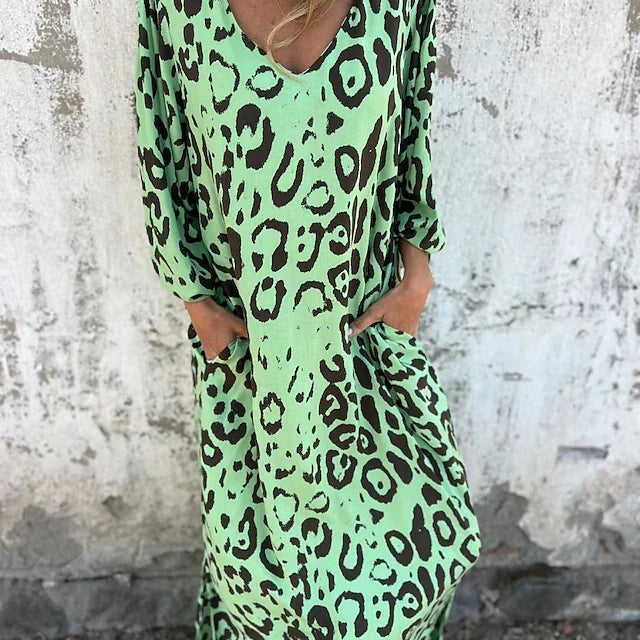 Jessa | Leopard Maxi Dress