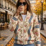 Cornelia™ | Cardigan with Rose Vines