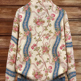 Cornelia™ | Cardigan with Rose Vines