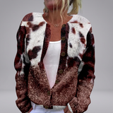 Leah - Rust Blossom Cardigan