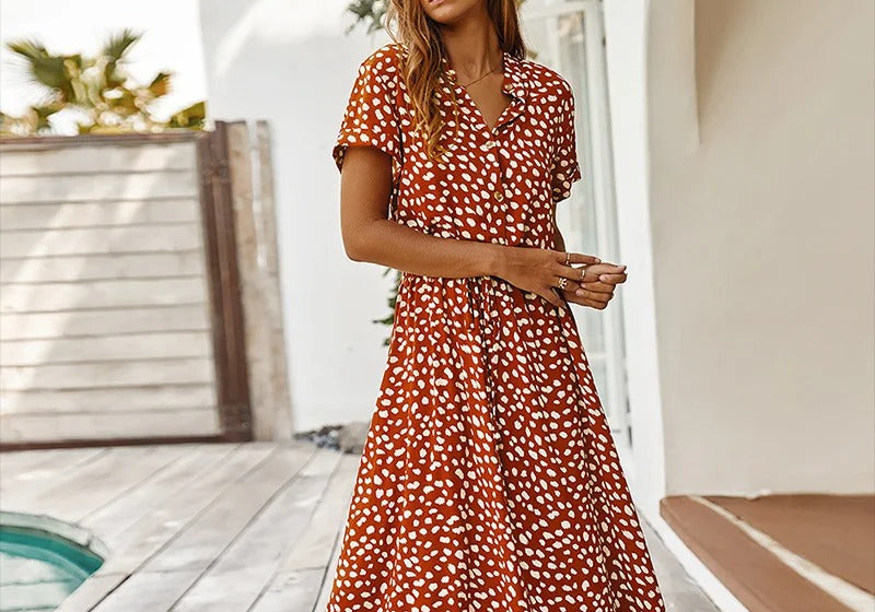 Faelina | Printed Summer Dress