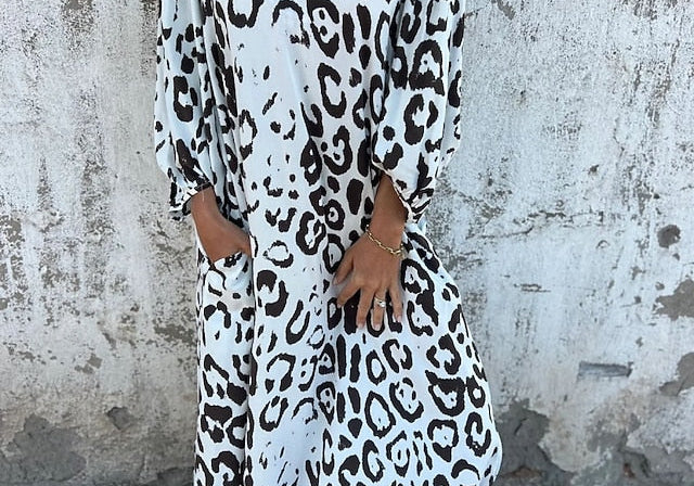 Jessa | Leopard Maxi Dress