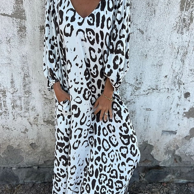 Jessa | Leopard Maxi Dress