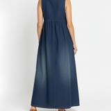 Ernestine - Maxikleid aus Vintage-Denim