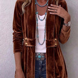 Katrin™ | Open Blazer with Shimmer