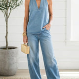 Frauke - Zweiteiliges Denim-Set