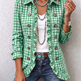 Elke™ | Blazer in Vichy Check
