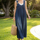Ernestine - Maxikleid aus Vintage-Denim