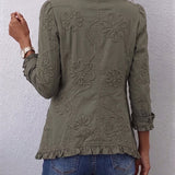 Angelika™ | Blazer with Floral Embroidery
