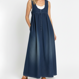 Ernestine - Maxikleid aus Vintage-Denim