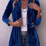 Katrin™ | Open Blazer with Shimmer