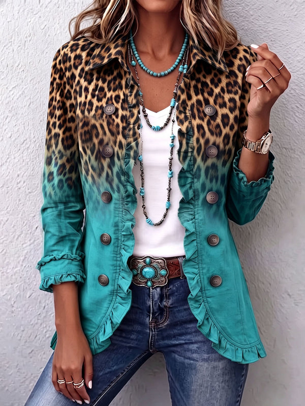Barbara™ | Blazer in Leopard Ombré