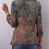 Marlene™ | Blazer in Distressed Ombré