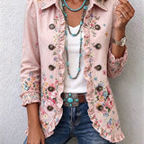 Hannelore™ | Blazer in Rose with Florals