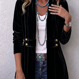 Katrin™ | Open Blazer with Shimmer