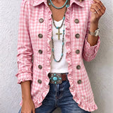 Elke™ | Blazer in Vichy Check