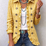 Elke™ | Blazer in Vichy Check