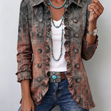 Marlene™ | Blazer in Distressed Ombré