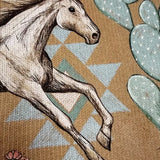 Beate™ | Cardigan with Horses & Cacti