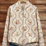 Hannelore™ | Cardigan with Delicate Floral Vines