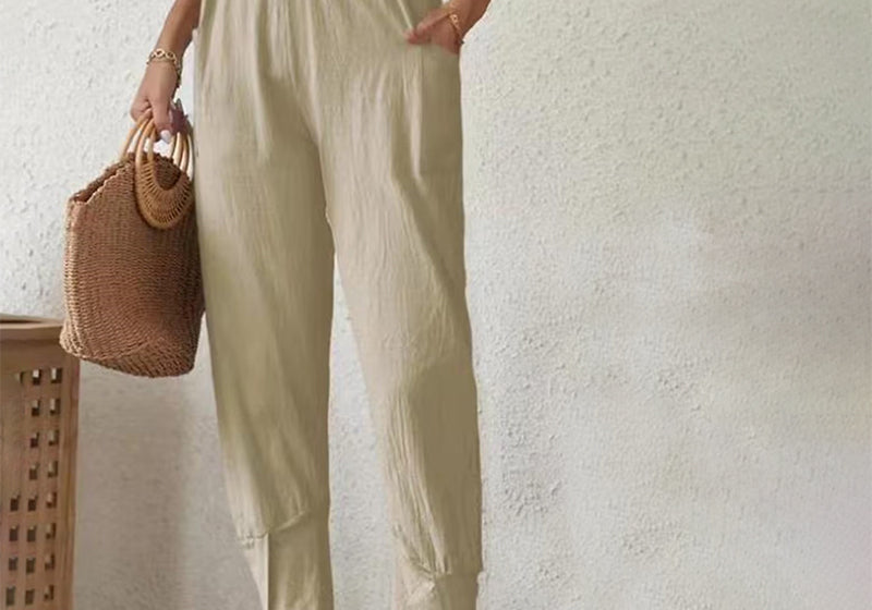 Essari | Split-Hem Trousers