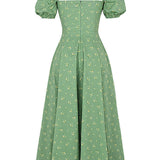 Aviana | Floral Puff-Sleeve Dress