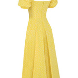 Aviana | Floral Puff-Sleeve Dress
