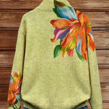 Barbara™ | Cardigan with Tropical Flowers