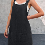Britta - Lässiges Denim-Trägerkleid