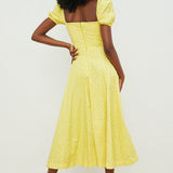 Aviana | Floral Puff-Sleeve Dress