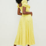 Aviana | Floral Puff-Sleeve Dress