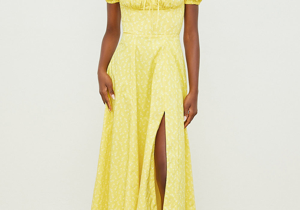 Aviana | Floral Puff-Sleeve Dress