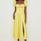 Aviana | Floral Puff-Sleeve Dress