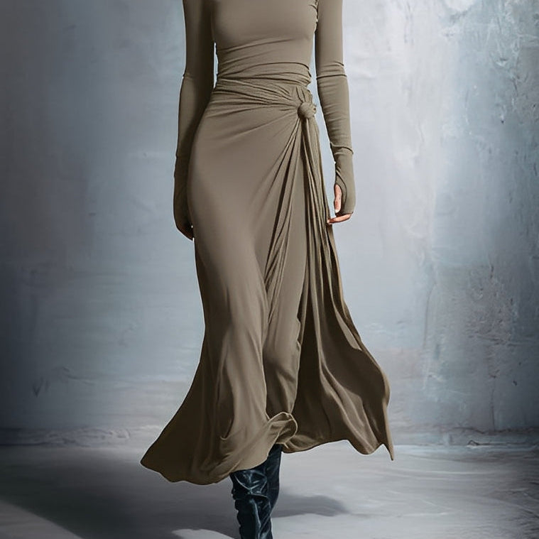 Alba - Maxi Dress with Side Knot