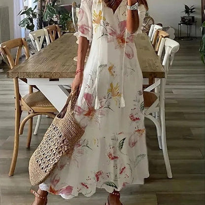 Michaela | Boho Tummy-Covering Dress