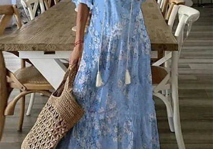 Luna | Effortless Boho Midi Dress