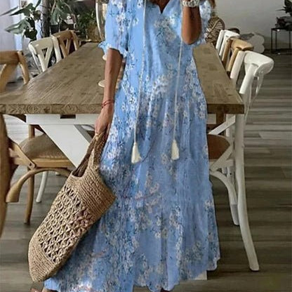 Luna | Effortless Boho Midi Dress
