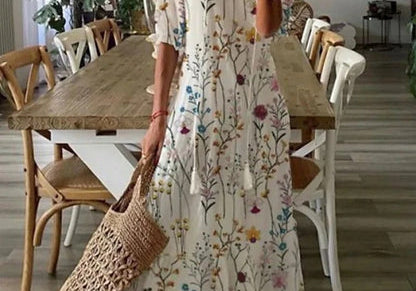 Michaela | Boho Tummy-Covering Dress