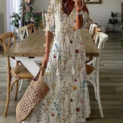 Michaela | Boho Tummy-Covering Dress