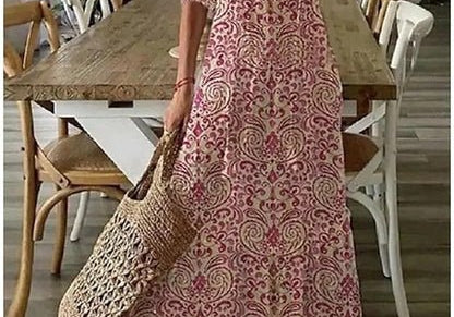 Luna | Effortless Boho Midi Dress