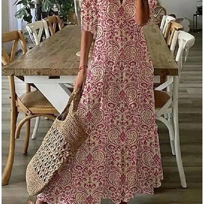 Luna | Effortless Boho Midi Dress