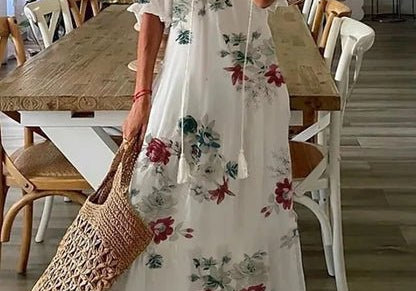 Luna | Effortless Boho Midi Dress