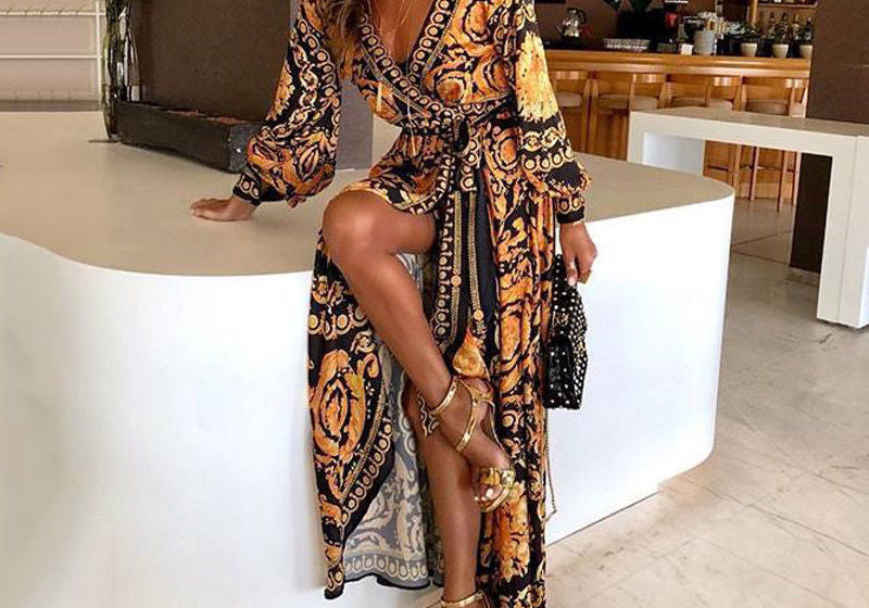 Faye | Printed Boho Dress