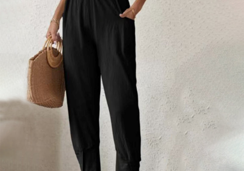 Essari | Split-Hem Trousers